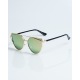 OKULARY NEW BAD LINE / QUEEN LADY GOLD-BLASH METAL GREEN-PINK 1081