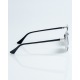 OKULARY NEW BAD LINE / QUEEN LADY SILVER-BLACK METAL SILVER MIRRROR 1087