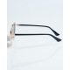 OKULARY NEW BAD LINE / QUEEN LADY GOLD-BLACK METAL GREEN MIRROR 1088