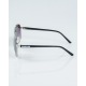 OKULARY NEW BAD LINE / NOISY SILVER-BLACK METAL FLASH HALF BLACK 1098