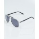 OKULARY NEW BAD LINE / NOISY SILVER-BLACK METAL FLASH DARK GREEN-BLACK 1003