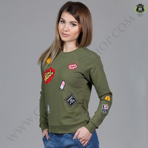 Bluza Damska GM Wear - Patch Bubble - GANJA MAFIA