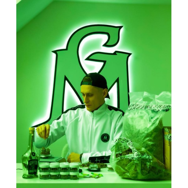 Bluza Ganja Mafia - Stripe Podpis