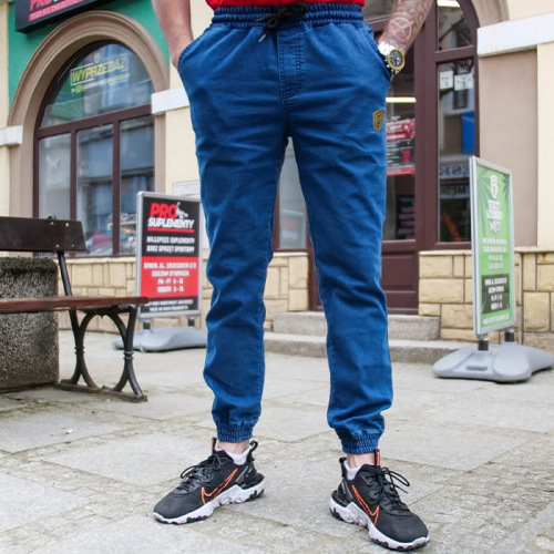 Spodnie Jogger Street Autonomy - Medium Haft Gold - STREET AUTONOMY