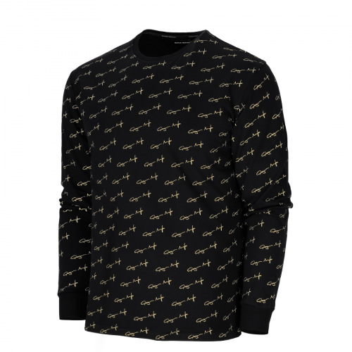 Longsleeve GM Wear - Multipodpis Gold - GANJA MAFIA
