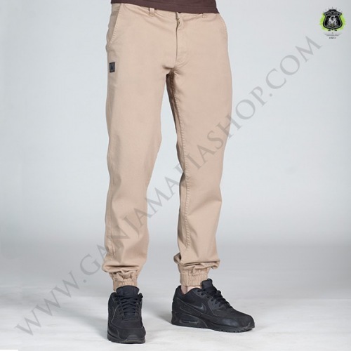 Spodnie Jogger GM Wear - Camel - GANJA MAFIA