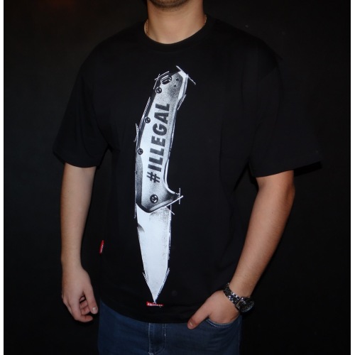 Koszulka Illegal Wear - Knife - ILLEGAL STREET BRAND