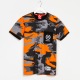 Koszulka Patriotic - Orange Camo
