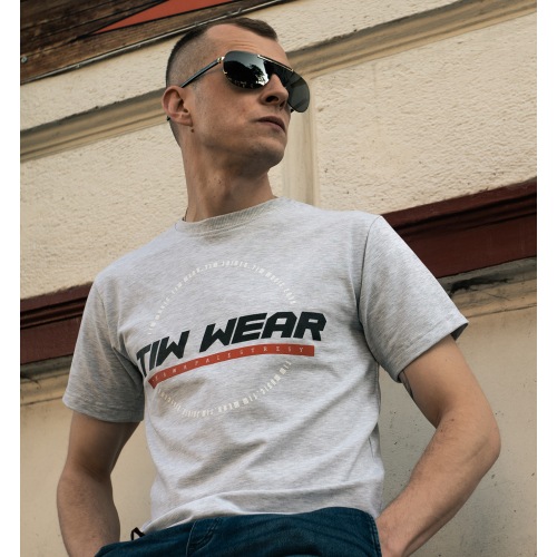Koszulka TiW Wear - Trawa Pale Stresy - TYLKO I WYŁĄCZNIE